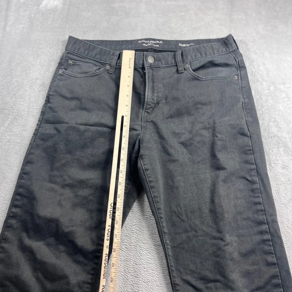 Banana Republic Travel‎ Jean Mens 34x30 Athletic Fit Charcoal Gray Pants